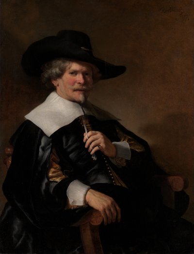 Portrait of a Man Seated in an Armchair by Dutch