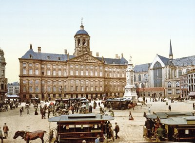 The Royal Palace in Amsterdam from Dam Square by Dutch Photographer