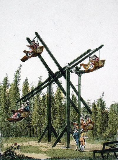 A ferris wheel, from 