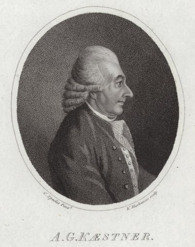 Abraham Gotthelf Kästner by Dutch School