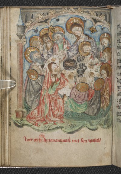 The Last Supper, c.1410-20 by Dutch School