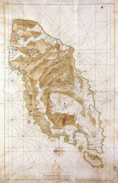 Chart of the Island of Timor by Dutch School
