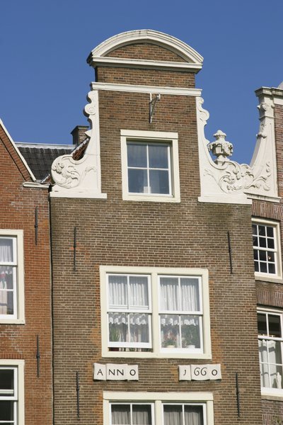 Dutch Gabled house by Dutch School