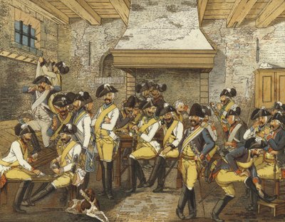 Dutch Cavalry Uniforms, c1790 by Dutch School