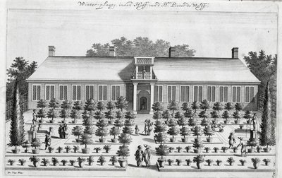 Dutch garden, from De Nederlandze Hesperides by Jan Commelin, published 1676 by Dutch School