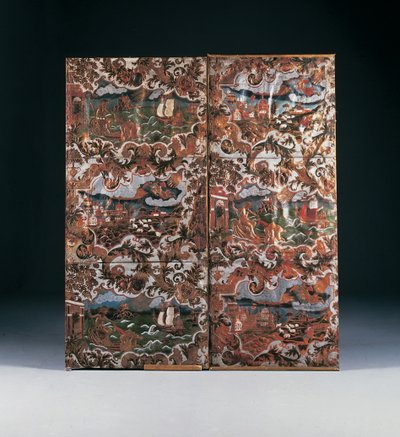 Embossed and Polychrome Decorated Panels, Late 17th Century by Dutch School