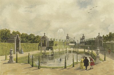 Garden of a Villa, Early 18th Century by Dutch School