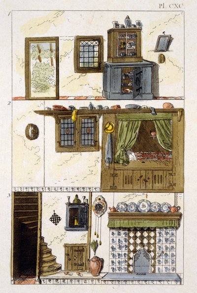 Illustration from the Magazine of Garden Gems by G Van Laar, 1802 by Dutch School