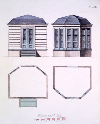 Illustration from the Magazine of Garden Gems by G Van Laar, 1802 by Dutch School