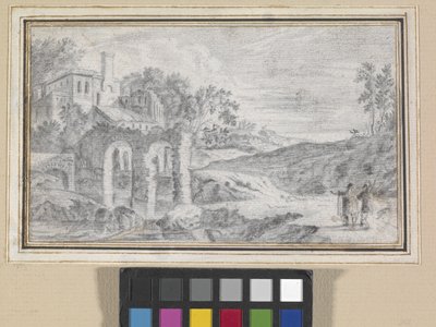 Italianate Landscape With Ruins by Dutch School