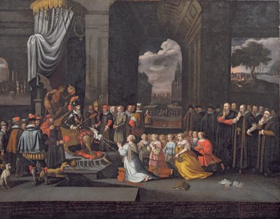 Persecution by the Duke of Alba in 1568 by Dutch School