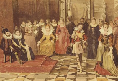 Philip William of Orange and His Wife Eleanor of Bourbon-Conde at a Ball by Dutch School