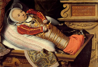 Portrait of Cornelia Burch aged 2 Months by Dutch School