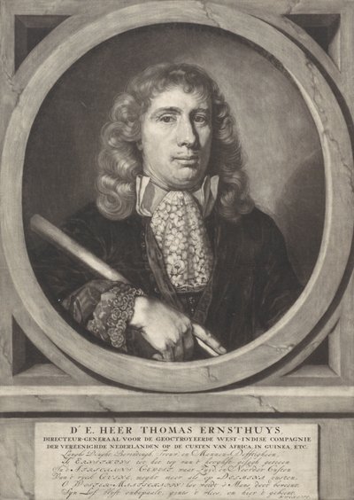 Portrait of Thomas Ernsthuys by Dutch School