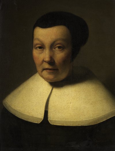 Portrait of an Elderly Lady by Dutch School
