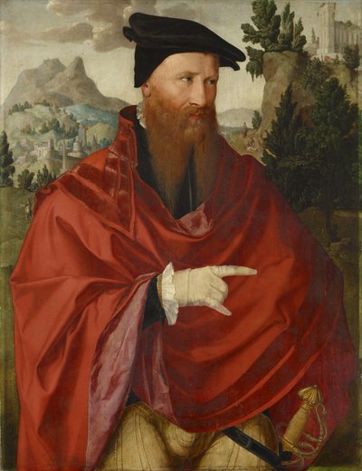 Portrait of the Anabaptist David Joris by Dutch School