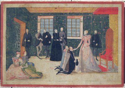 Queen Elizabeth Receives Dutch Ambassadors by Dutch School