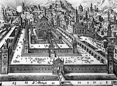 Reconstruction of the Temple of Solomon, c.1700 by Dutch School