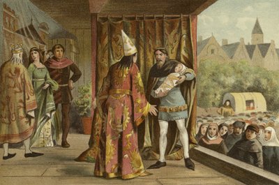 Theatrical Performance, 14th Century by Dutch School