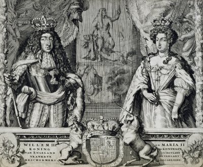 William III and Mary II, c.1688-94 by Dutch School