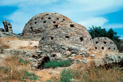 Domes of baths (hammams) of the 14th century by Dynasty Seljuq