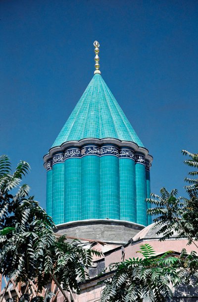 View of the tekke of Mevlana, reserve for the whirling dervishes by Dynasty Seljuq