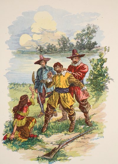 He was Grasped by the Back of the Collar, Illustration from 