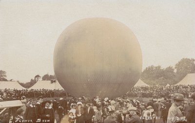 Hot Air Balloon at Ilkeston Flower Show, Derbyshire by EB Turner