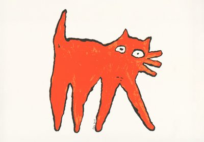 Orange Cat by EDEN KALIF