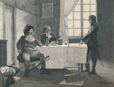 Bonaparte, Turreau, and Volney at Nice in 1793, 1896 by E.G.H. Del