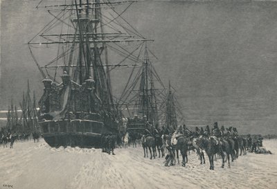 Capture of a Dutch Fleet By Hussars of the French Republic, January, 1795 by E.G.H. Del