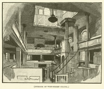 Interior of West-Street Chapel by E.H. Fitchew