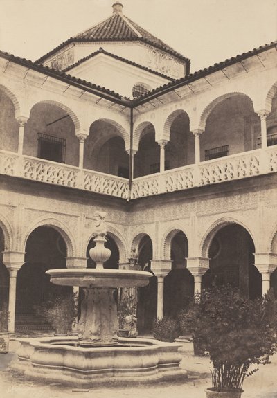 Spain. Seville, Courtyard of the House of the Duke of Medina Celi Called House of Pilate by E.K. Tenison