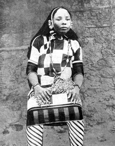 The Fashionable Wife of a Wealthy Arab, Africa, 1936 by ENA