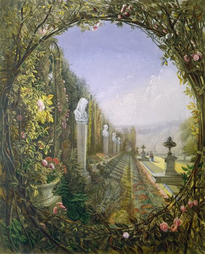 The Trellis Window, Trentham Hall Gardens, from 