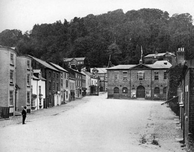 A Street in Montgomery, Wales, 1924-1926 by E. Bastard