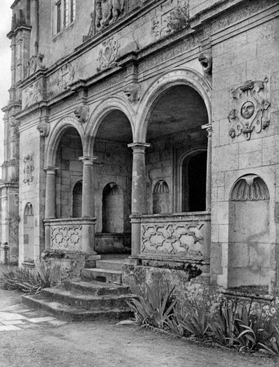 The Loggia, Cranborne Manor House, Dorset by E. Bastard