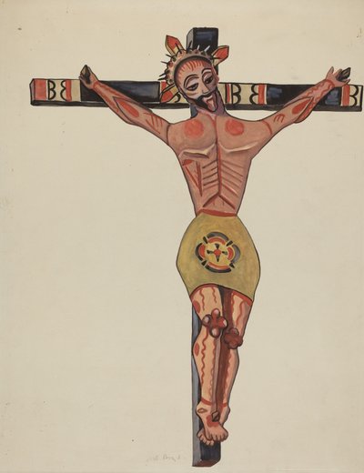 Crucifix - From the Vicinity of Mora by E. Boyd