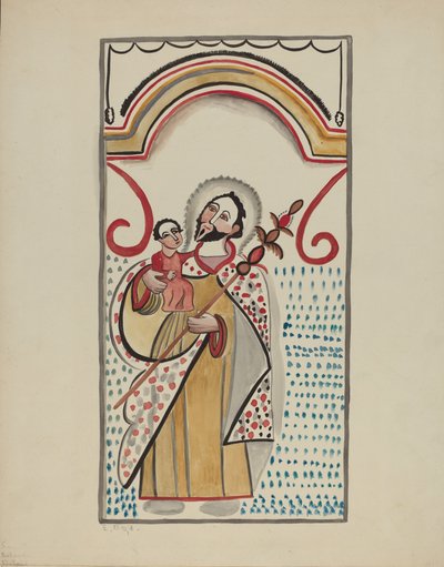 Detail (St. Christopher) by E. Boyd