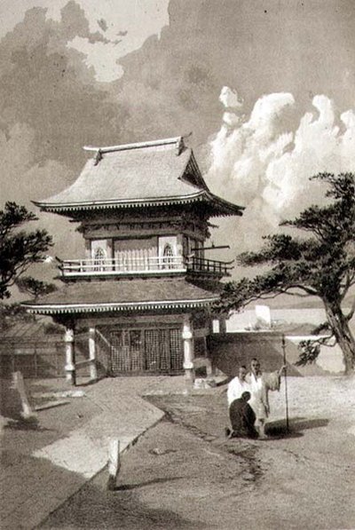 Entrance to a Temple at Hakotadi by E. Brown