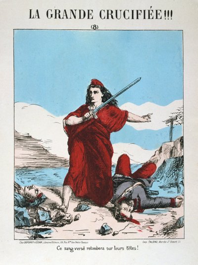 Allegory of Republican France, 1871 by E. Courtaux