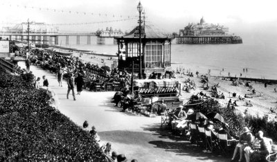 The Bandstand and Pier, Eastbourne, East Sussex, Early 20th Century by E. Dennis