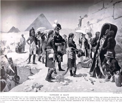 Napoleon in Egypt, illustration from 