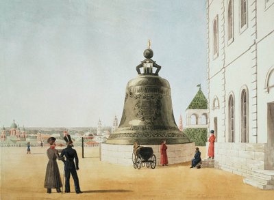 The Tsar Bell in the Moscow Kremlin by E. Gilbertson