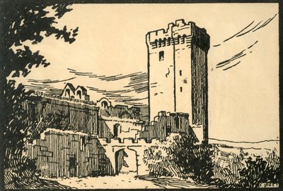 Abbaye De Montmajour - The Old Abbey of Montmajour, c. 1920s by E Laget