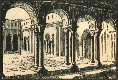The Cloisters of the Church of St-Trophime, c1920s by E Laget