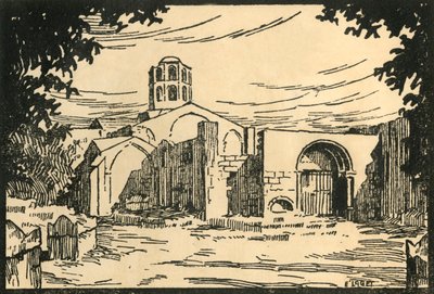 The Alyscamps and the Chapel St-Honorat by E Laget