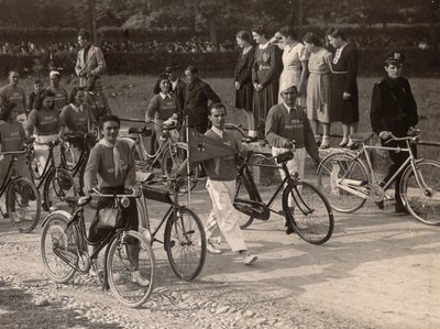 Album "PNF (National Fascist Party)": dopolavoristica bike outing by E. Montesi