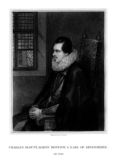 Charles Blount, 1st Earl of Devon, English Courtier and Soldier by E. Scriven