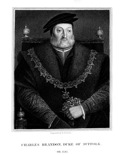 Charles Brandon, 1st Duke of Suffolk by E. Scriven